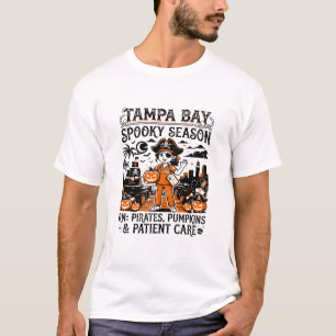 Tampa Bay Nurse Fall Pirate Theme T-Shirt