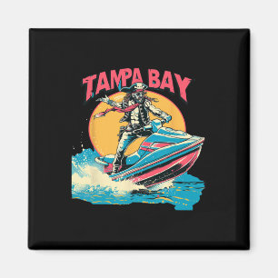 Tampa Bay Pirate Florida Jetski Boating Funny Gasp Magnet