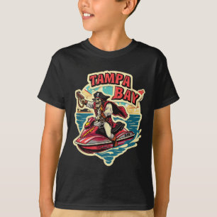 Tampa Bay Pirate Florida Jetski Boating Funny Gasp T-Shirt
