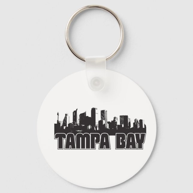 Tampa Bay Skyline Key Ring (Front)