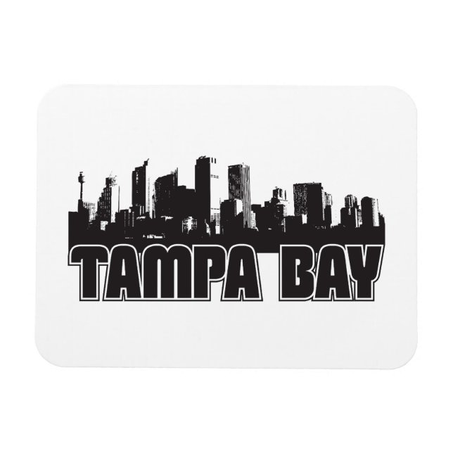 Tampa Bay Skyline Magnet (Horizontal)