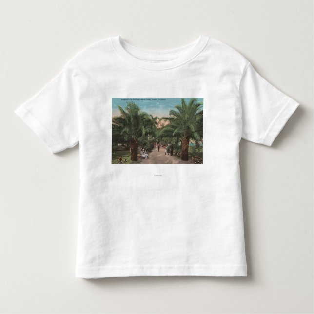 Tampa, FL - View of Ballast Point Park Entrance Toddler T-Shirt (Front)