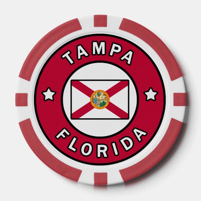 Tampa Florida Poker Chips (Front)