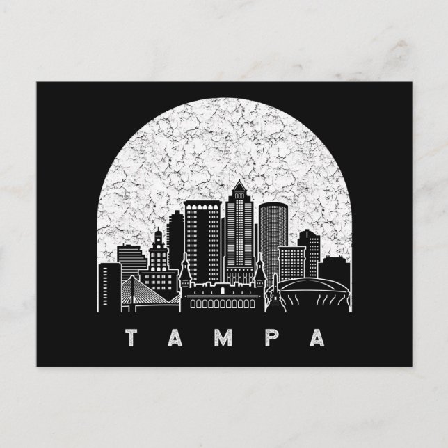 Tampa Florida Skyline Postcard (Front)
