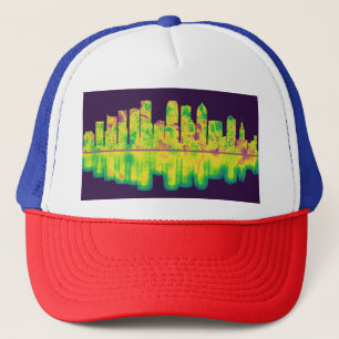 Tampa Florida Skyline Trucker Hat