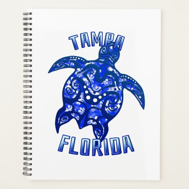 Tampa Florida Vacation Tribal Turtle Planner (Front)