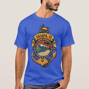 Tampa Florida West Coast Beaches Boating Sailing F T-Shirt