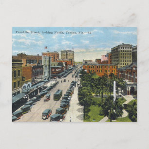 Tampa - Franklin Street Postcard
