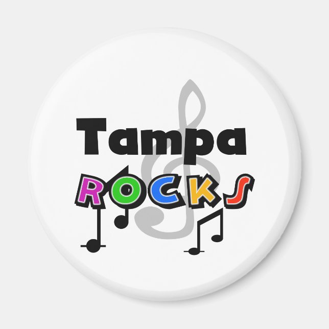 Tampa Rocks Magnet (Front)