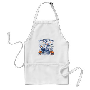 Tampa Spooky Season Pirates Pumpkins Patient Care Standard Apron
