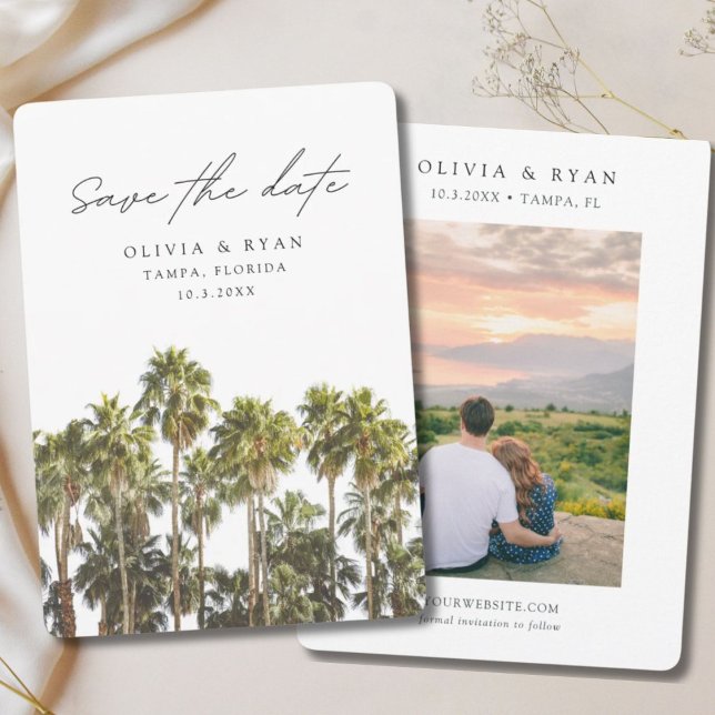 Tampa Wedding Florida Save the Date Invitation (Tampa Wedding Florida Save the Date Invitation
)