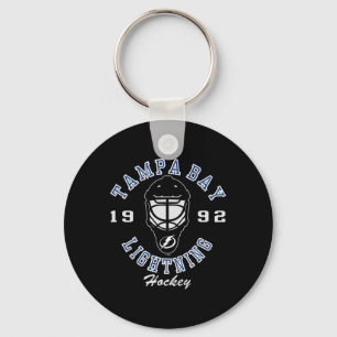 Tampa Y Lightning Hockey Mask Black Officially Lic Key Ring