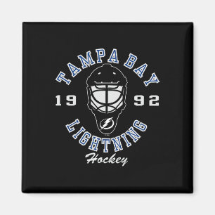 Tampa Y Lightning Hockey Mask Black Officially Lic Magnet
