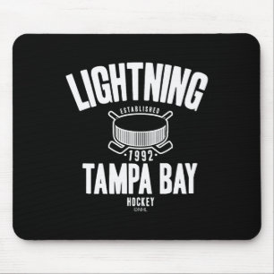 Tampa Y Lightning Hockey Puck Blue Officially Lice Mouse Pad