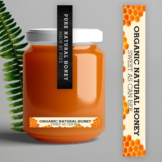 Tamper-Proof Modern Honey Product Label Packaging (Creator Uploaded)