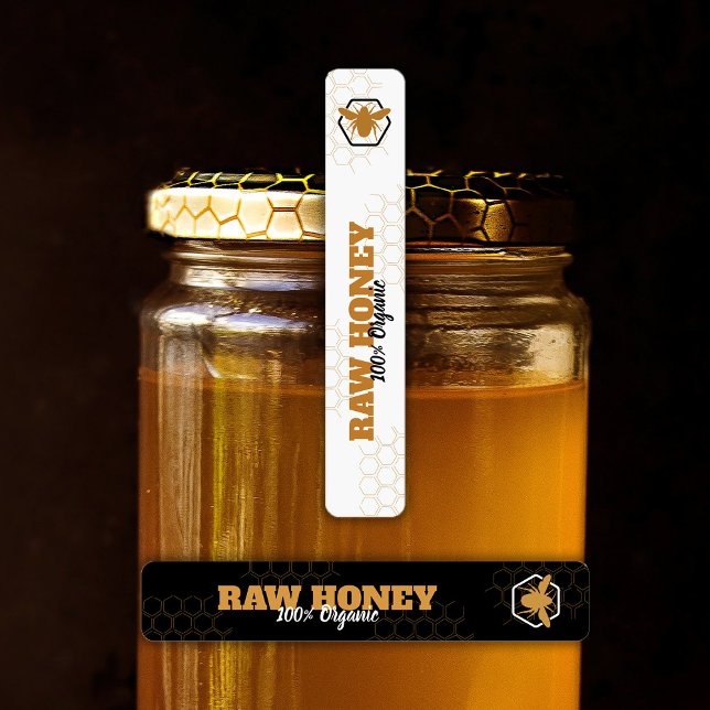 Tamper-Proof Modern Honey Product Label Packaging (Creator Uploaded)