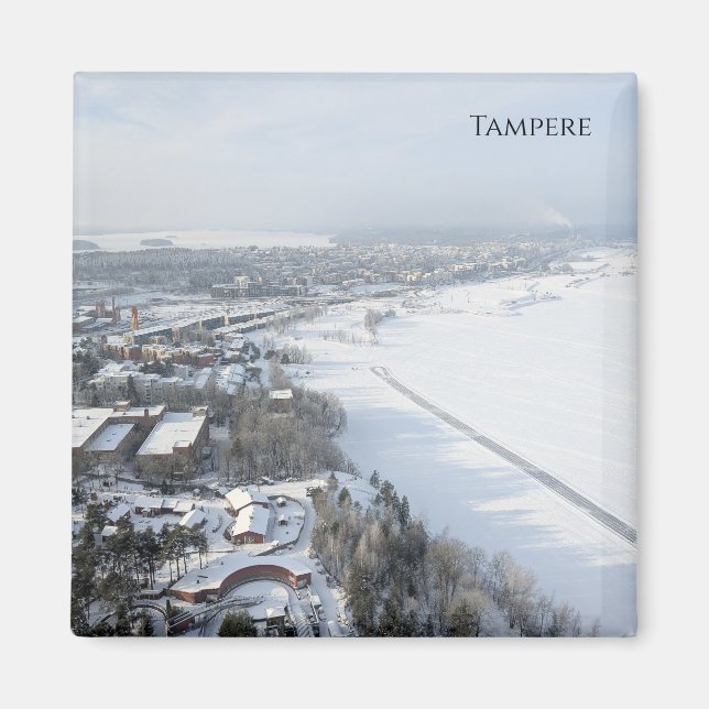 Tampere in Winter Magnet (Front)