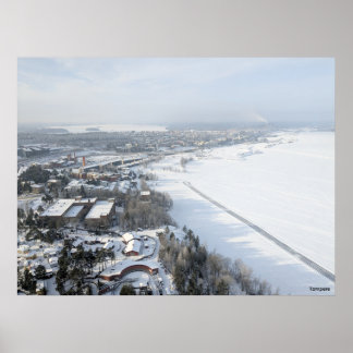 Tampere in Winter Poster