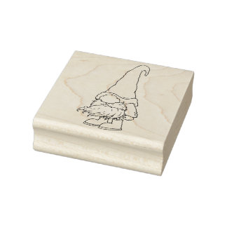 Tampon encreur en bois rubber stamp