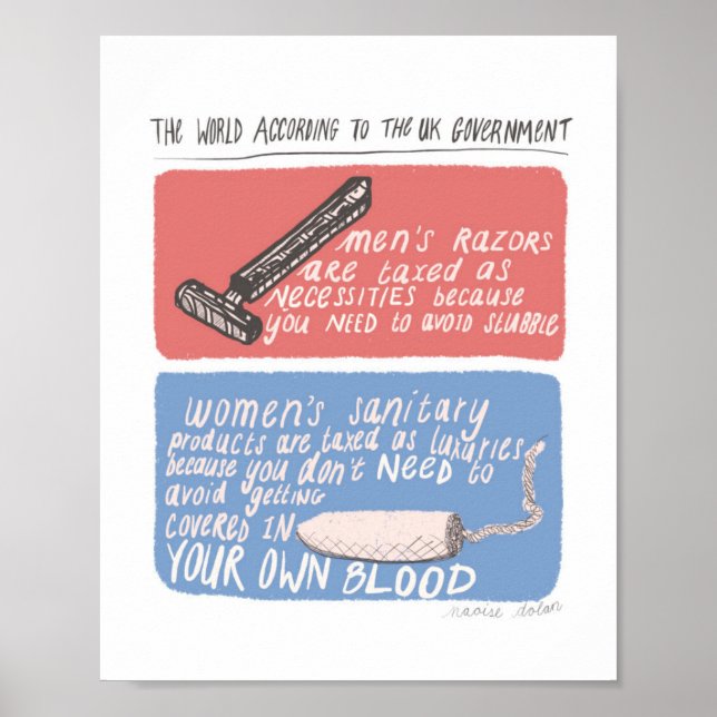 Tampon Tax Poster (Front)