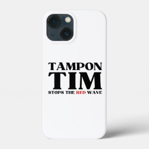 Tampon Tim Will Stops The Red Wave-Tim Walz 2024 iPhone 13 Mini Case