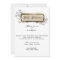 Tan Abstract Floral Graduation Party Invitation