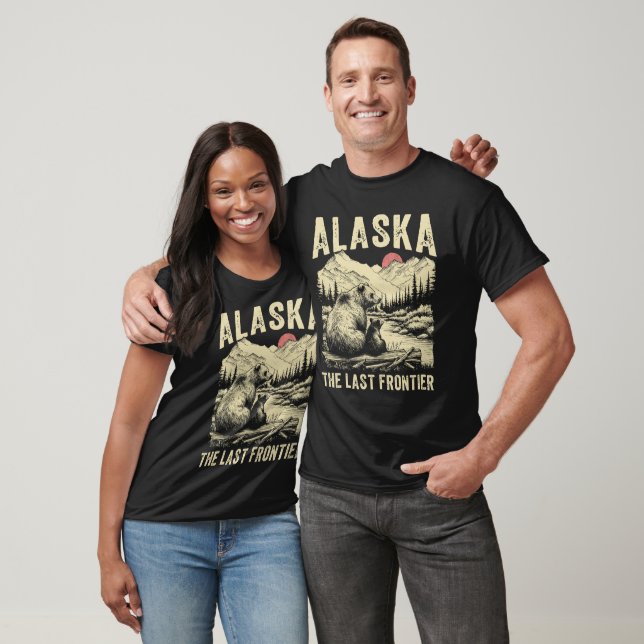 Tan Alaska Grizzly Frontier Tee (Unisex)