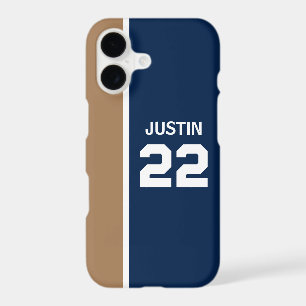 Tan and Blue Sports Theme