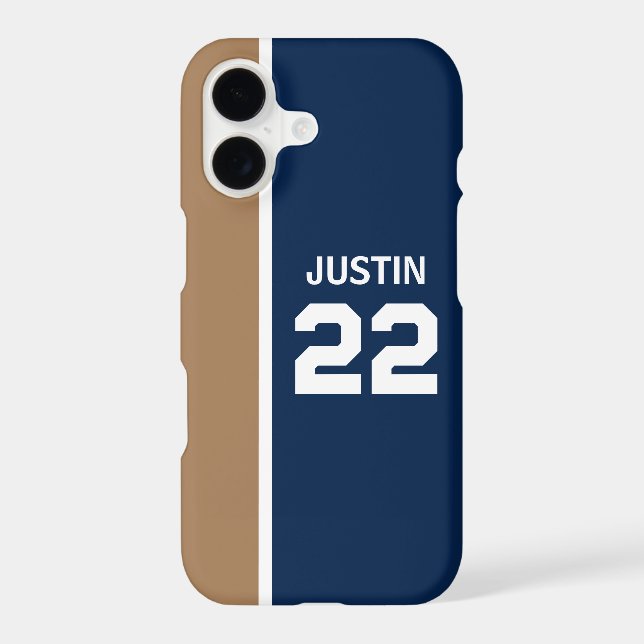 Tan and Blue Sports Theme (Back)