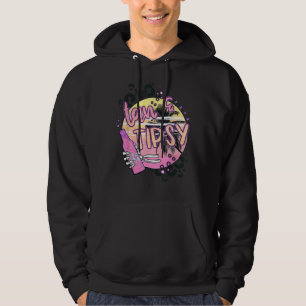 Tan and Tipsy Summer Beach Vibes Pink Skeleton Han Hoodie