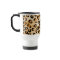 Tan, Black and Brown Leopard Print Pattern.