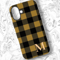 Tan Buffalo Plaid Check