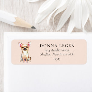 Tan Chihuahua Dog Address