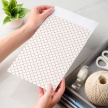Tan Diagonal Squares Shipping Envelope Mailer