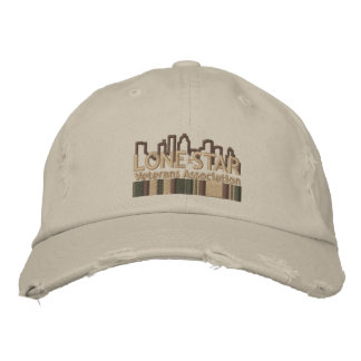 Tan Distressed Logo Hat