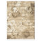 Tan Distressed Rustic Roses on Wood Decoupage