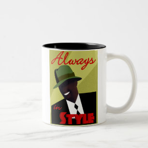 Tan "FEDORA" Coffee Mug