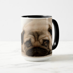 Tan Female Pug Mug
