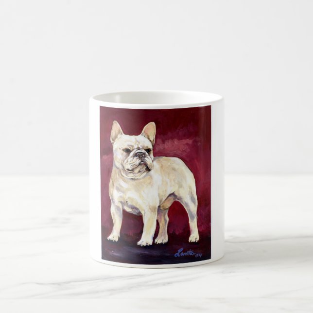 Tan French Bull Dog Coffee Mug (Center)