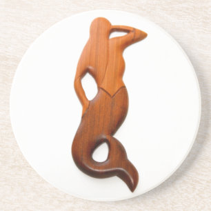 tan lookout mermaid coaster