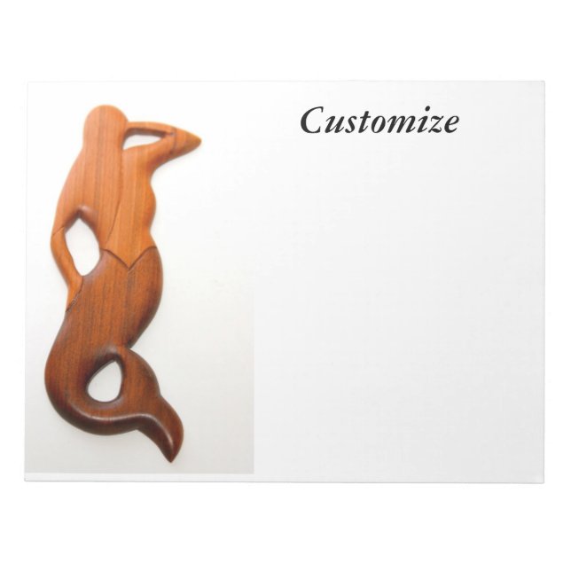 tan lookout mermaid notepad (Front)