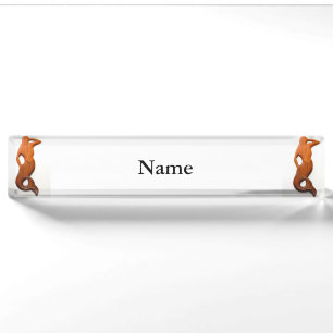 tan lookout mermaids nameplate