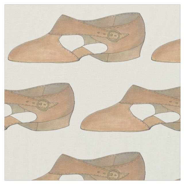 Tan Lyrical Modern Dance Shoe Dancing Choreography Fabric (Close Up)