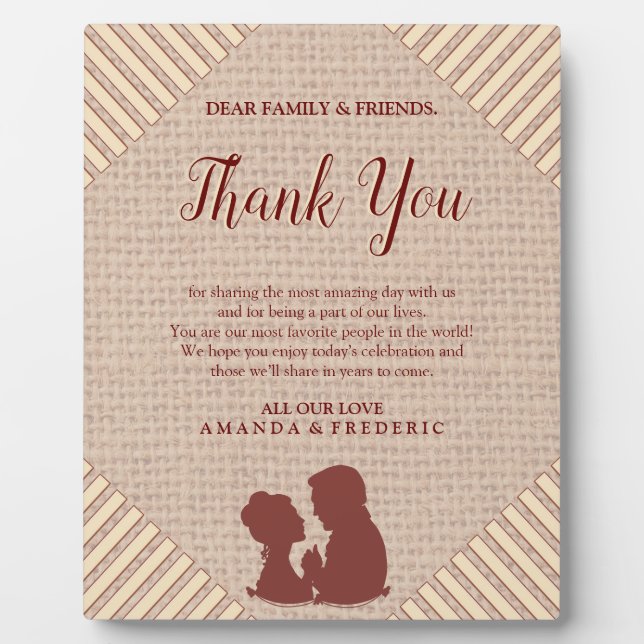 Tan - Marsala Wine &  twist of Hues texture Plaque (Front)