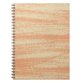 Tan Paint Strokes Notebook