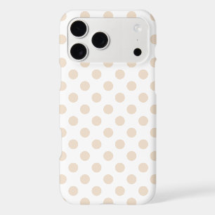 Tan polka dots