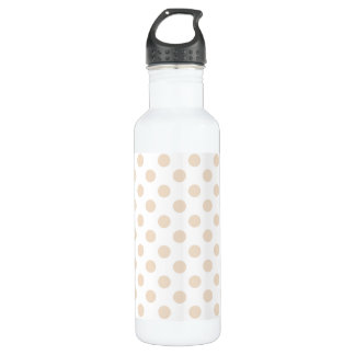 Tan polka dots 710 ml water bottle