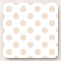 Tan polka dots