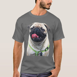 Tan Pug Women Men Pug Mum Dad Life Tee Love Dog Pe