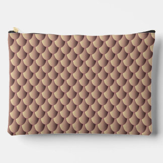 Tan Scales Accessory Pouch